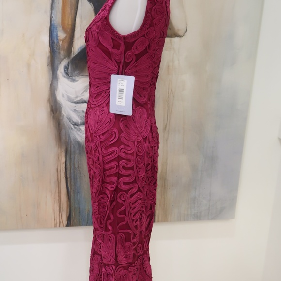 JS Collection Soutache Mesh Dress - Picture 3 of 4
